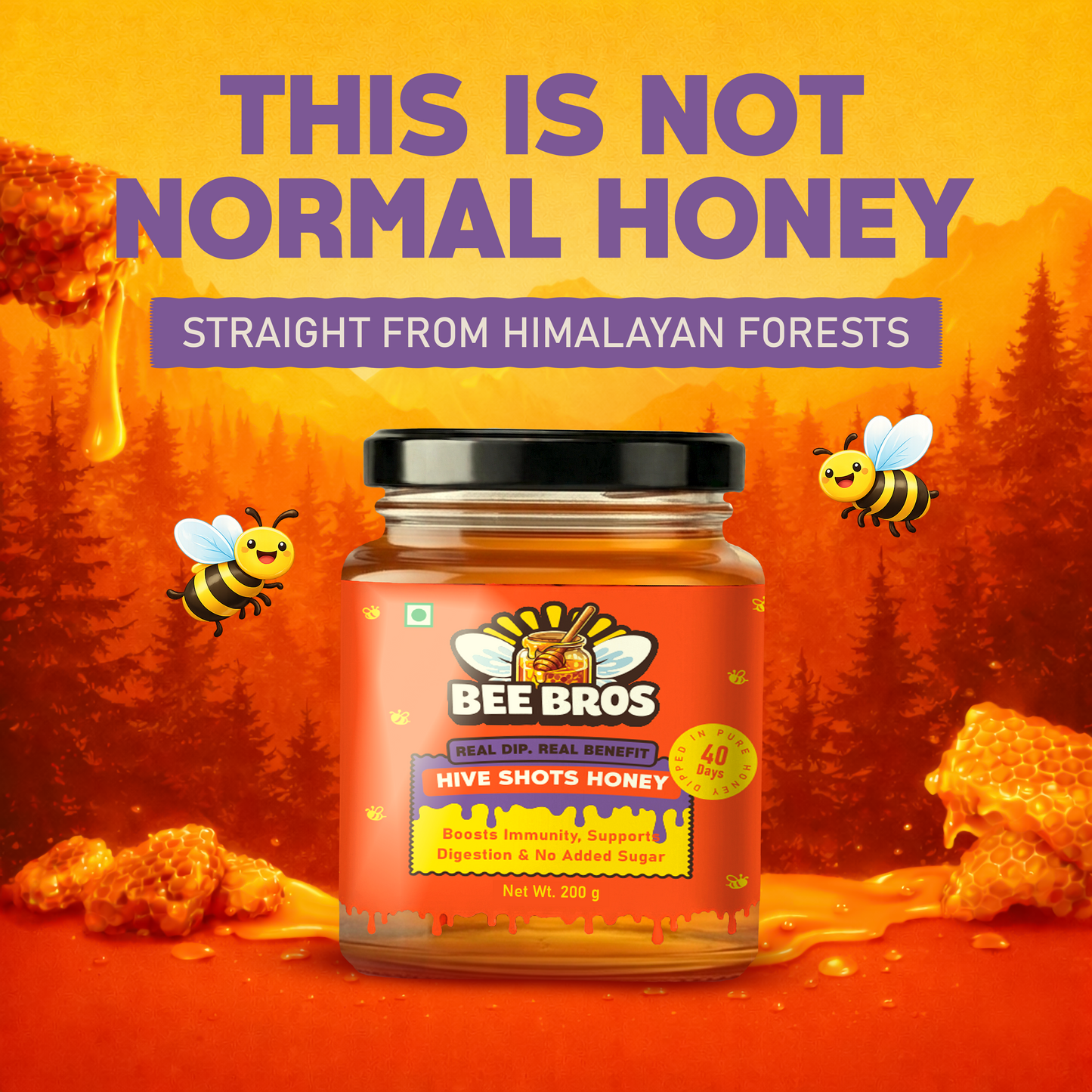 Wild forest honey - Pure 100%